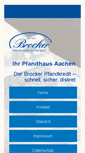 Mobile Screenshot of aachen-pfandhaus.de